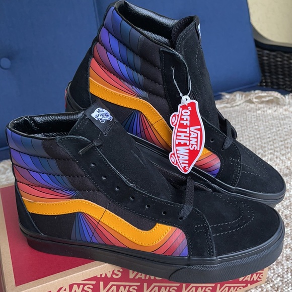 Vans Sk8-Hi Reissue Refract Black/Multi Men’s - Picture 8 of 16